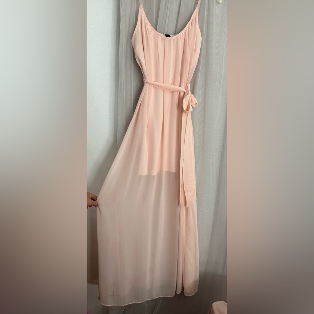Forever 21 Blush Pink Maxi Dress